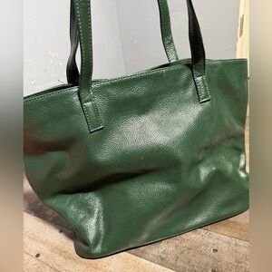 Onna Ehrlich Green Large Handbag